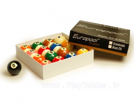 Billiard pool balls Europool classic 57,2mm