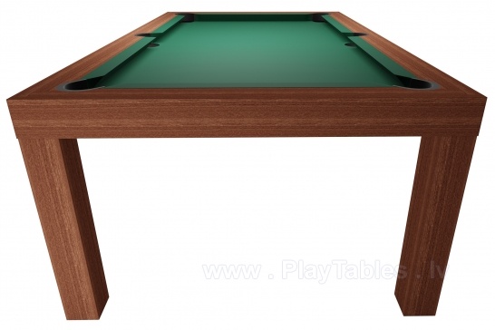 Pool Table / Dining Table, Mozart, 7 ft., mahogany