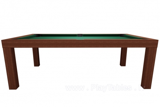 Pool Table / Dining Table, Mozart, 7 ft., mahogany