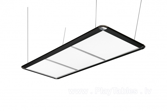 Pool Table Light, LED Flat, black, 195 x 70 x 6,5 cm