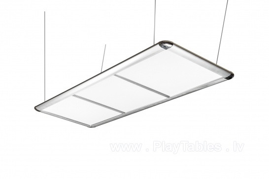 Pool Table Light, LED Flat, silver, 195 x 70 x 6,5 cm