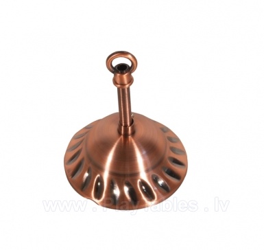 Billiard Lamp Elegance, bronze, 3 Bells, Ø 35 cm, 150 cm