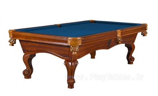 Billiard Table, Pool, York, 8 ft., antique brown