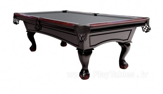 Billiard Table, Pool, Dover, 8 ft., Black