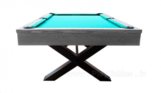 Billiard Table, Pool, Xray, 8 ft., Grey