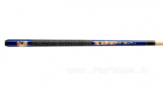 Billiard Cue for Kids Classic Flames CF-01, blue, 5/16x18, 123cm, Pool