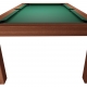 Pool Table / Dining Table, Mozart, 7 ft., mahogany