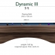 Billiard Table, Pool, Dynamic III, 9 ft., Modern Brown