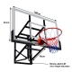 Basketbola vairogs ar grozu Bilaro Montana Class 136x80cm, 8mm rūdīts stikls